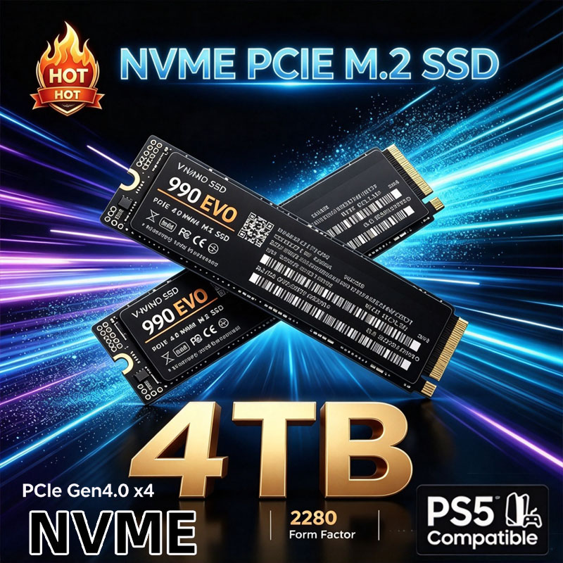 990 EVO Gaming M.2 NVMe SSD PC - M.2 Nvme 4Tb Pcie 4.0 Ssd avis et prix