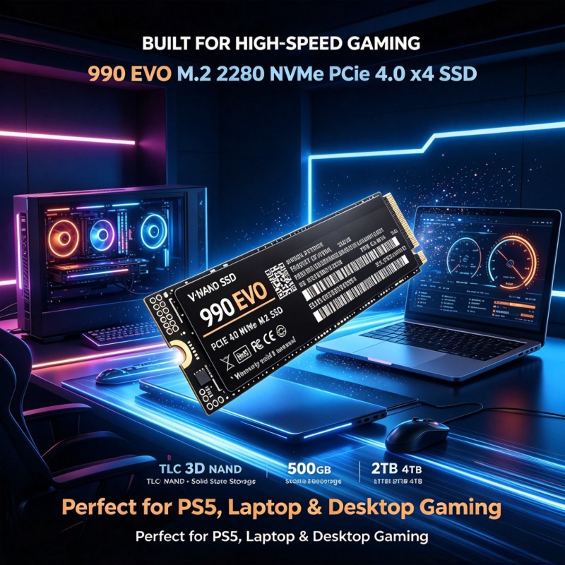 990 EVO Gaming M.2 NVMe SSD PC - M.2 Nvme 4Tb Pcie 4.0 Ssd avis et prix