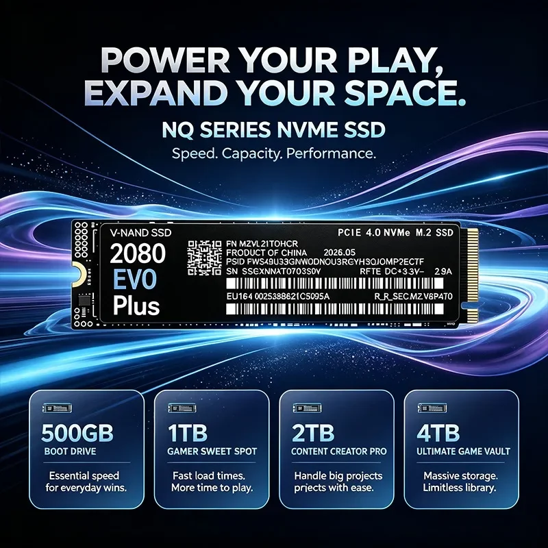 2080 EVO Plus M.2 NVMe 2280 PC - M.2 Nvme 4Tb Pcie 4.0 Ssd avis et prix